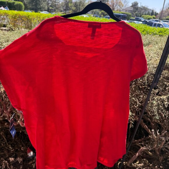 CHAPS Womens Plus Size 3X Short Sleeve Size 3X NWT Afternoon Red - Picture 5 of 8